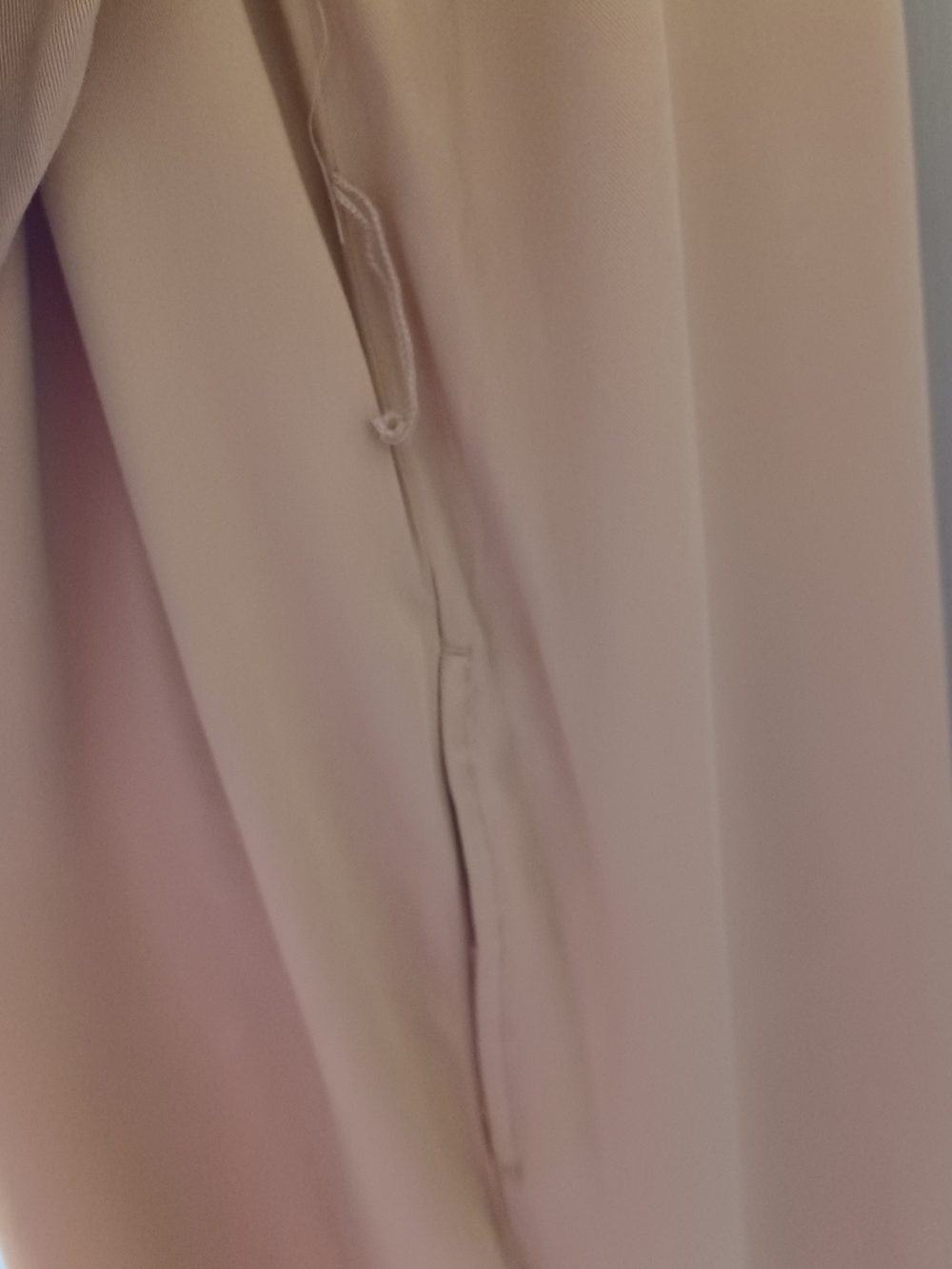 Beige Button-Front Midi Shirt Dress - Picture 9 of 12